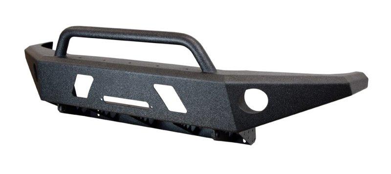 DV8 Offroad 05-15 Toyota Tacoma Front Bumper Winch Ready - Black Powdercoat FBTT1-01 Main Image