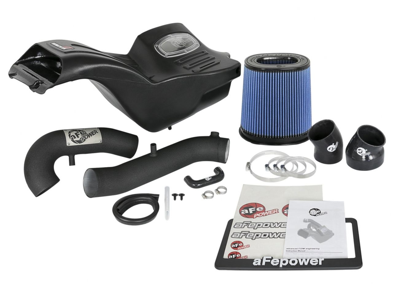 aFe Momentum XP PRO 5R Cold Air Intake w/ 3 Inch Black Intake Tubes