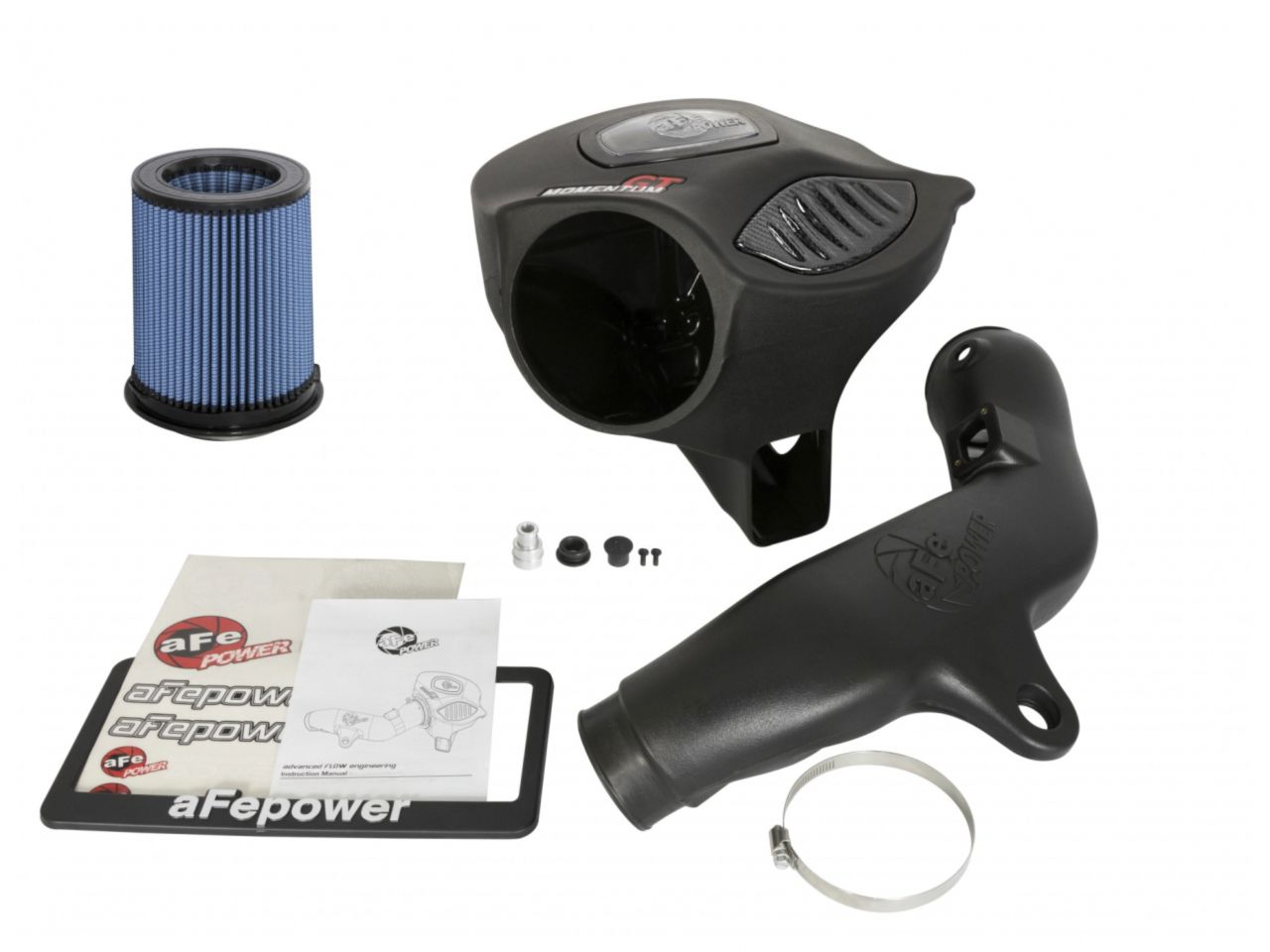 aFe Cold Air Intake System w/Carbon Fiber Trim, Momentum GT PRO 5R for BMW