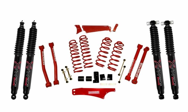 Skyjacker 4"KIT,07-09JK RED W/BLK MAX JK401KCR-B Main Image