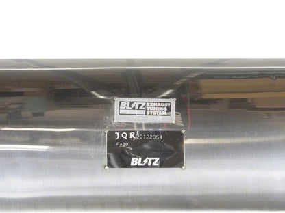 Blitz Nur Spec C-Ti Catback Exhaust System FR-S BRZ