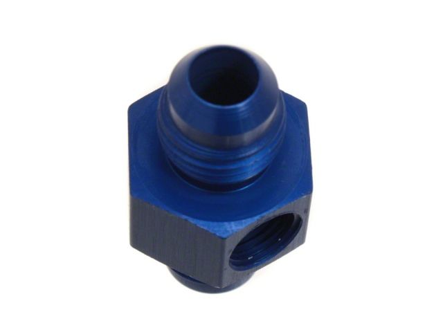 Diftech Fuel Fitting - Gauge 1/8 NPT Female, -6AN Male to -6AN Male