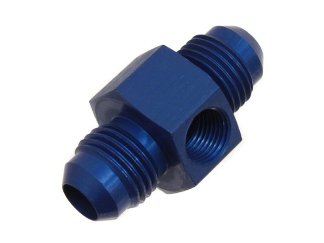 Diftech Fuel Fitting - Gauge 1/8 NPT Female, -6AN Male to -6AN Male