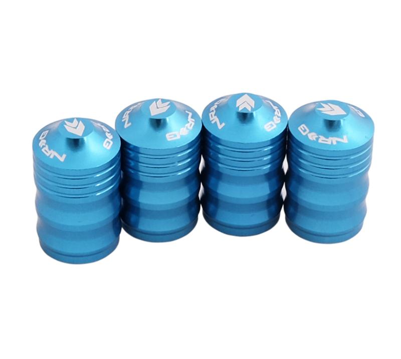 NRG Aluminum Sport Style Valve Stem Cap - Blue VS-100BL Main Image