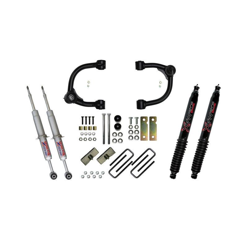 Skyjacker 2016-2020 Toyota Tacoma 3.0in UCA Lift Kit w/Rear Blocks and Black Max Shocks TC536STUB Main Image