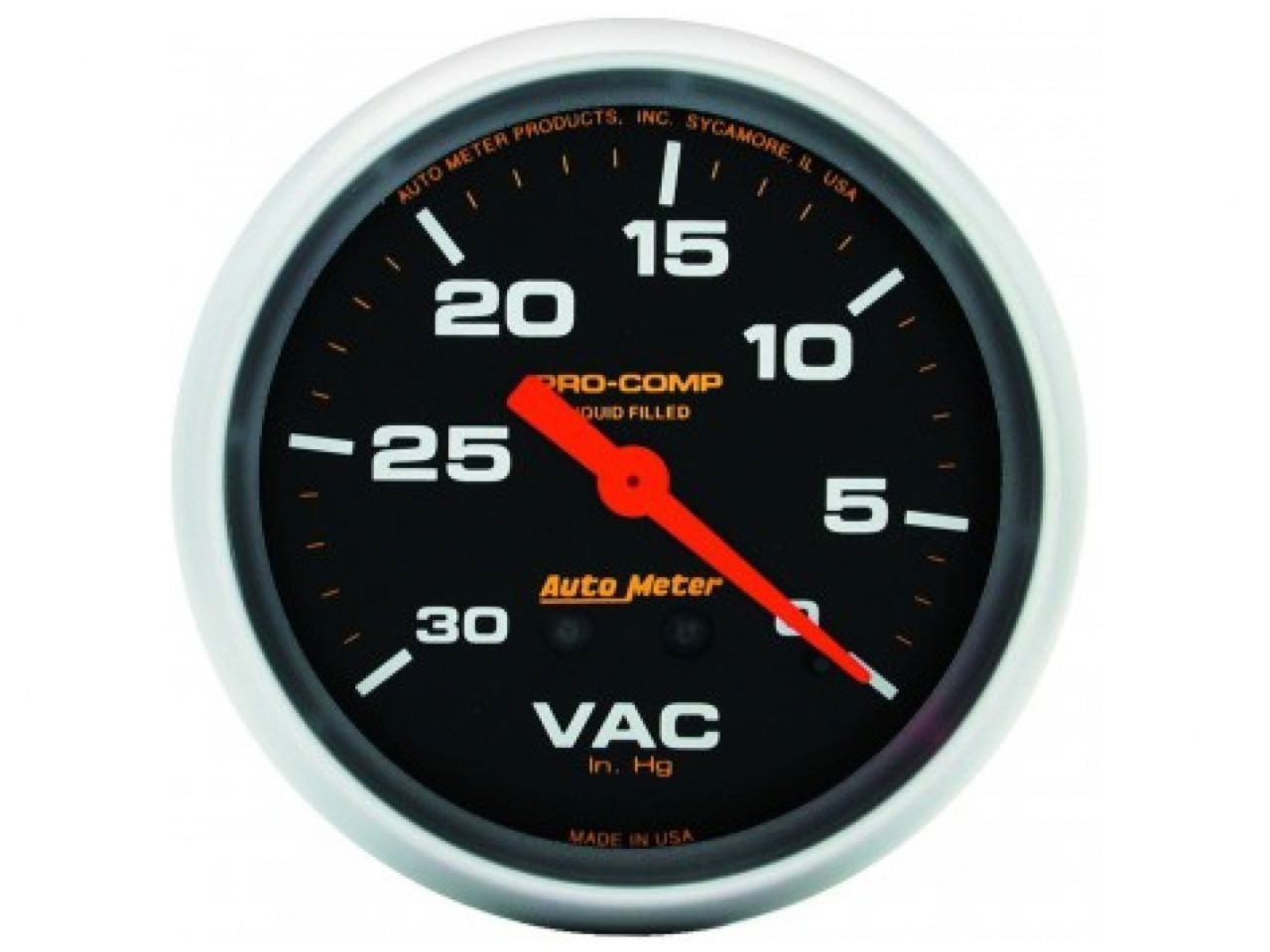 Autometer Vacuum Gauge 5484 Item Image