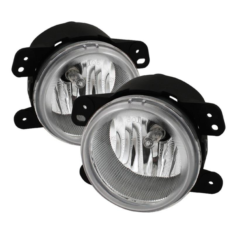 Spyder Dodge Magnum 05-08/Journey 09-10 Jeep Wrangler 07-09 OEM Fog Lights W/Switch Clear FL-DM05-C 5015372 Main Image