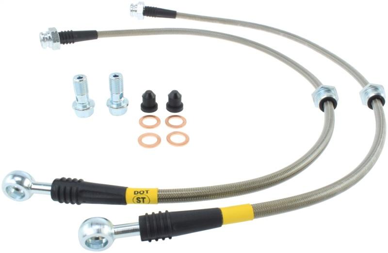 StopTech 05-13 Nissan Murano Stainless Steel Front Brake Lines 950.42010 Main Image