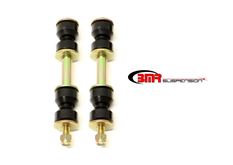 BMR 67-69 1st Gen F-Body 1.875in Front Sway Bar End Link Kit - Black ELK001