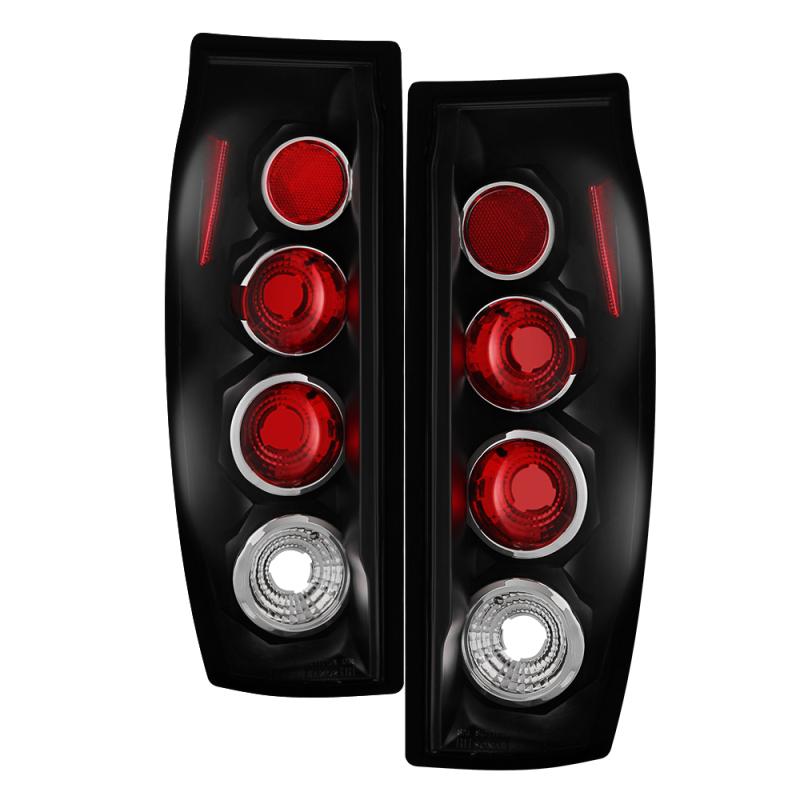 Spyder Chevy Avalanche 02-06 Euro Style Tail Lights Black ALT-YD-CAV04-BK 5001108 Main Image