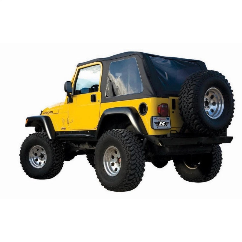 Rampage 1997-2006 Jeep Wrangler(TJ) Excludes LJ Unlimited Frameless Soft Top Kit - Black Diamond 109735