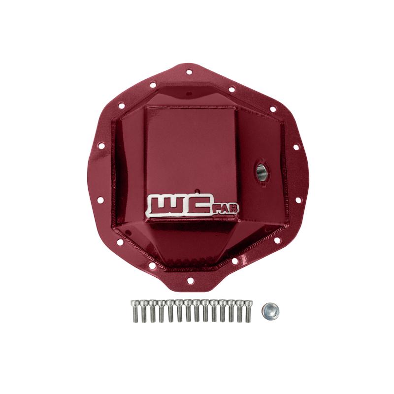 Wehrli 01-19 Chevrolet Duramax/03-19 Dodge Cummins 11.5in AAM Rear Diff. Cover - WCFab Red WCF100113-RED Main Image