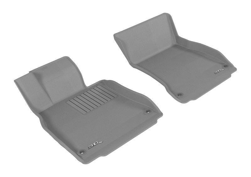 3D MAXpider 2014-2019 Mercedes-Benz S-Class W222 Kagu 1st Row Floormat - Gray L1MB04611501