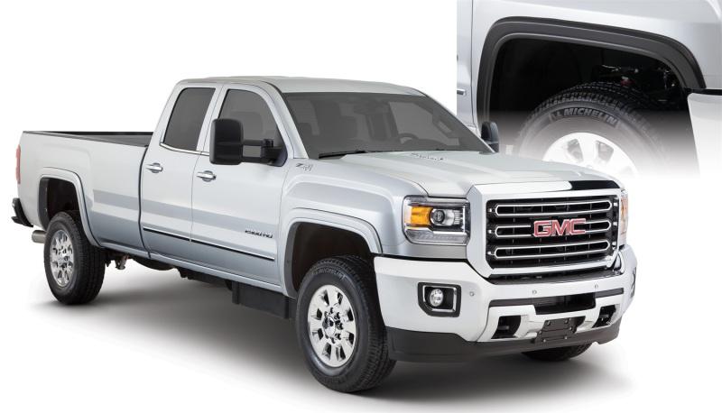 Bushwacker 15-18 GMC Sierra 2500 HD OE Style Flares 4pc 78.8/97.6in Bed - Black 40965-02 Main Image