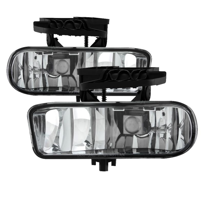 Spyder GMC Sierra 1500/2500 99-02/Sierra 1500HD/2500HD OEM Fog Lights wo/switch Clear FL-CL-GMCY99-C 5025487 Main Image