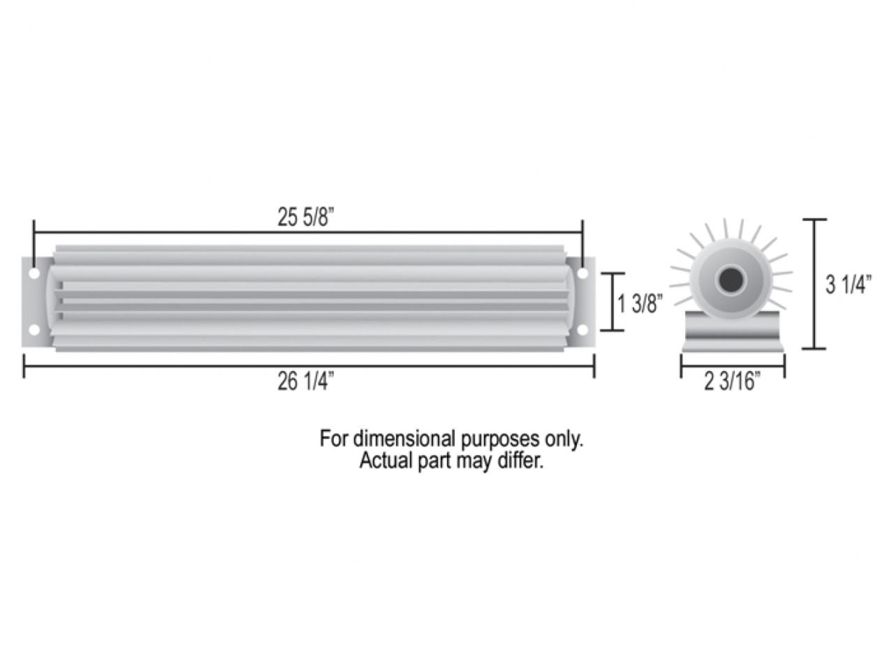 Derale Single-Pass Heat Sink Cooler Kit, 24