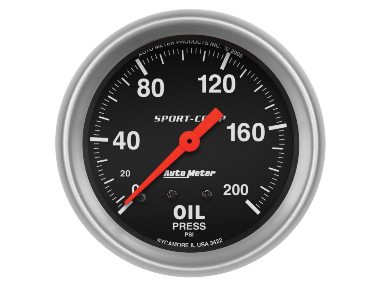 Autometer Oil Pressure Gauge 3422 Item Image