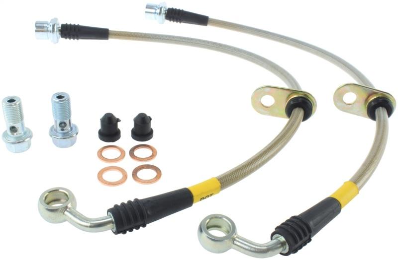 StopTech Stainless Steel Front Brake Lines 98-07 Toyota Land Cruiser 950.44010 Main Image