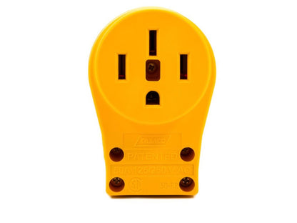 Camco 50Amp Power Grip Replacement - Female ConnBody 125 / 250V Bilingual