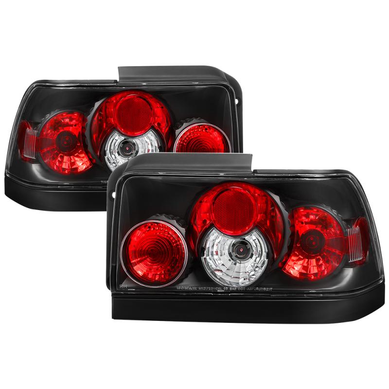 Spyder Toyota Corolla 93-97 Euro Style Tail Lights Black ALT-YD-TC93-BK 5007407 Main Image