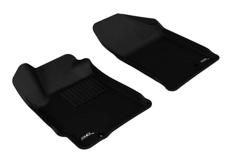 3D MAXpider 2007-2012 Nissan Altima Coupe/Sedan Kagu 1st Row Floormat - Black L1NS06211509 Main Image