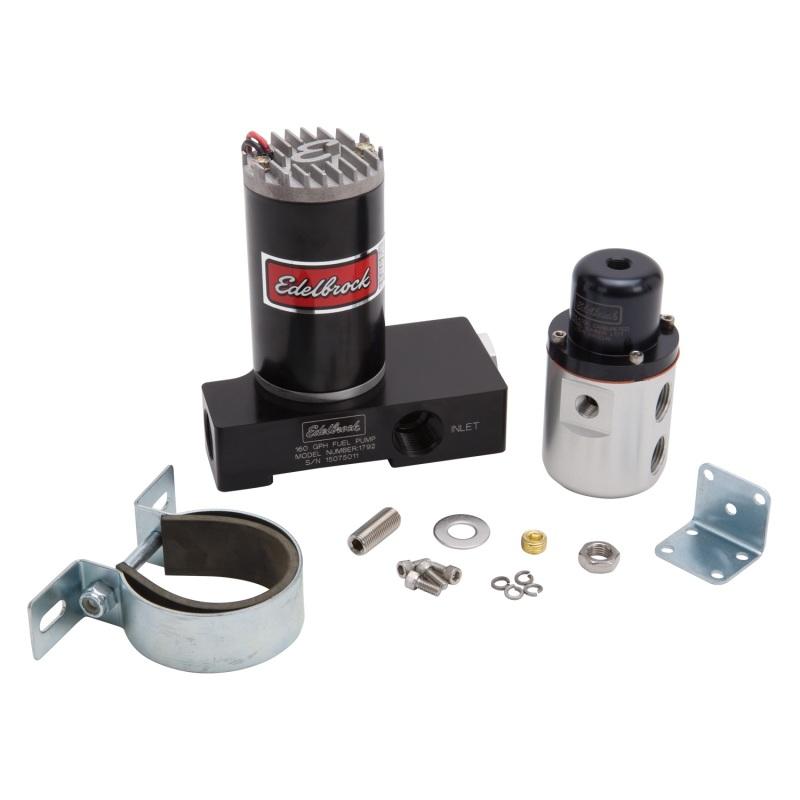 Edelbrock Fuel Pump 1792 And Regulator 1727 Combo Carbureted 160 GPH 5-10 PSI 17923 Main Image