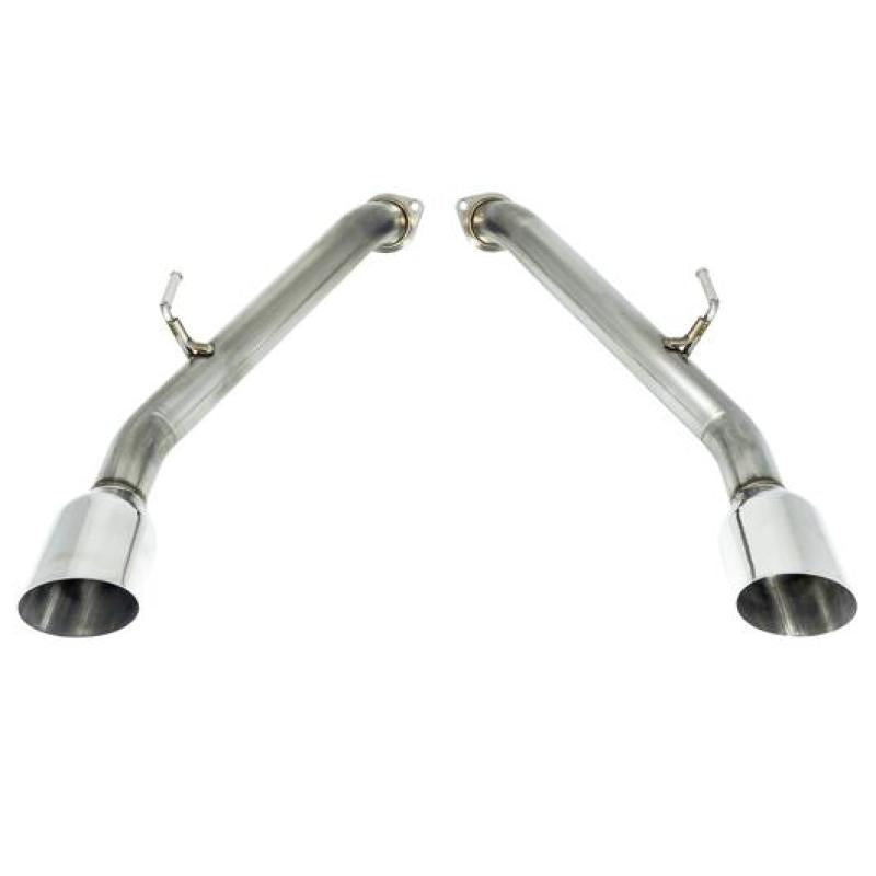 Remark 2014+ Infiniti Q50 Axle Back Exhaust w/Stainless Steel Single Wall Tip RO-TSQ5-S