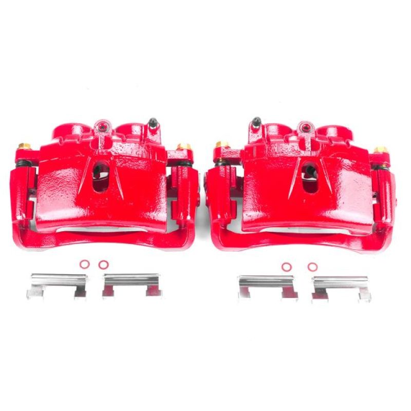 PowerStop PSB Red Calipers Brakes, Rotors & Pads Brake Calipers - Perf main image