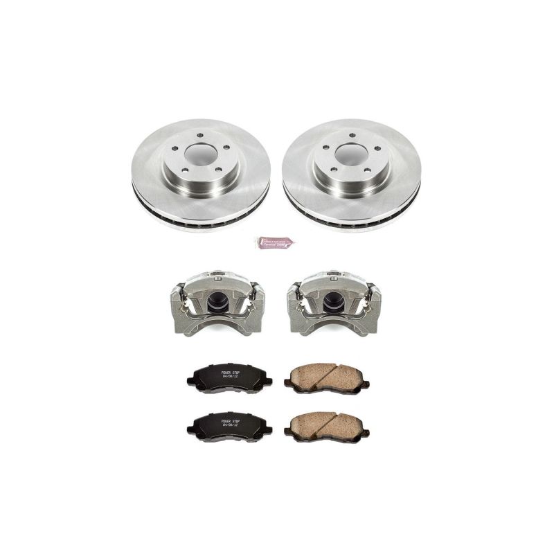 PowerStop PSB Autospecialty Kit w/Cals Brakes, Rotors & Pads Brake Kits - OE main image