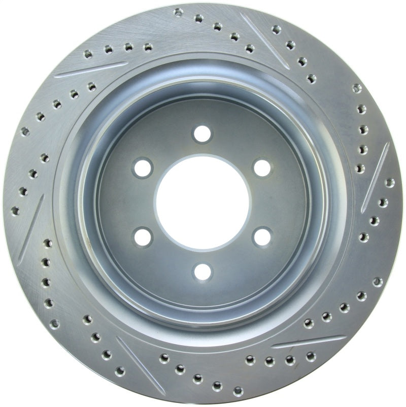 StopTech Select Sport 12-18 Ford F-150 Slotted and Drilled Rear Right Brake Rotor 227.65135R