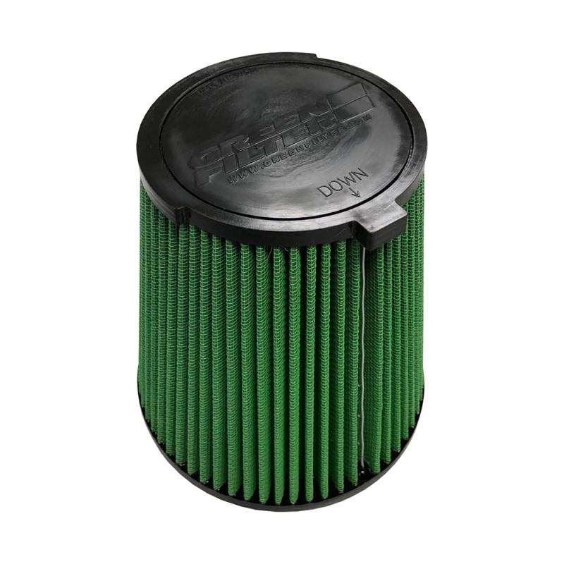 Green Filter 15-19 Ford Mustang Shelby 5.2L V8 Round Filter 7363 Main Image