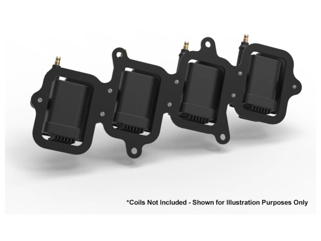 Holley Smart Coil Remote Coil Relocation Brackets - Black