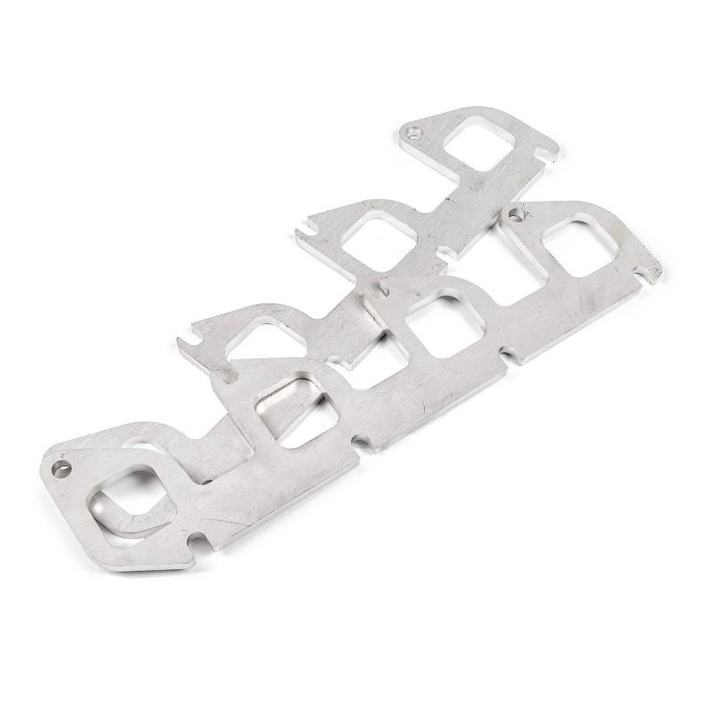 Stainless Works Ford 6.2L Square Port Shaped Header 304SS Exhaust Flanges 1-7/8in Primaries HFFTR6.2188 Main Image