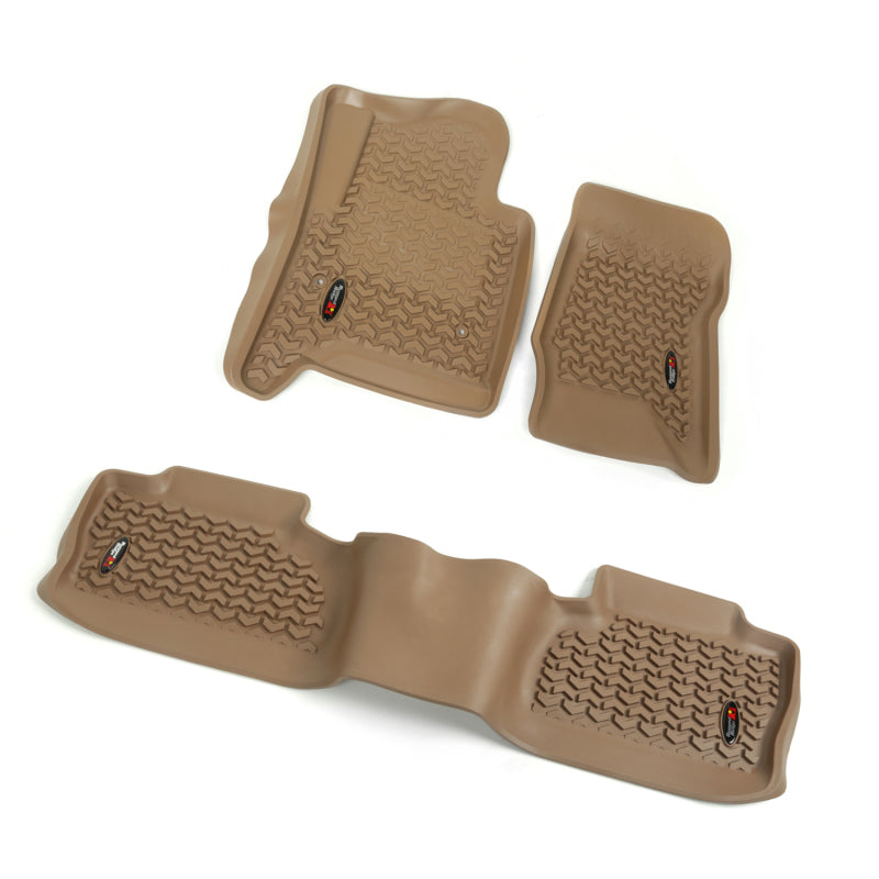 Rugged Ridge RUG Floor Liners - Tan Floor Mats Floor Mats - Rubber main image