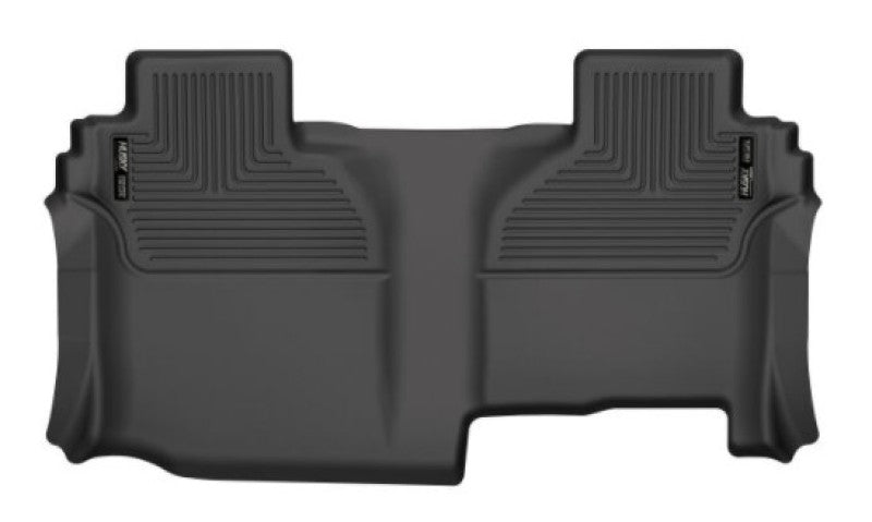 Husky Liners 19-21 Silverado/Sierra 1500/2500/3500 Double Cab X-ACT 2nd Seat Floor Liner - BLK 53641