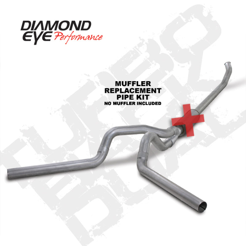 Diamond Eye Performance DEP Turbo Back Exhaust Kit AL Exhaust, Mufflers & Tips Turbo Back main image