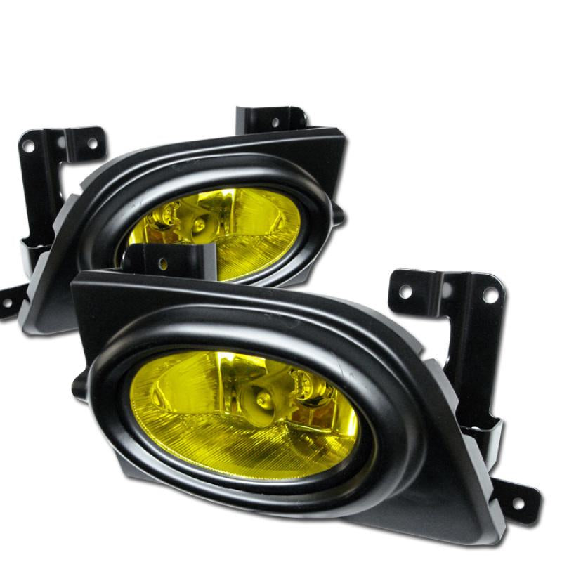 Spyder Honda Civic 06-08 4Dr OEM Fog Lights W/Switch Yellow FL-HC06-4D-Y 5020994 Main Image