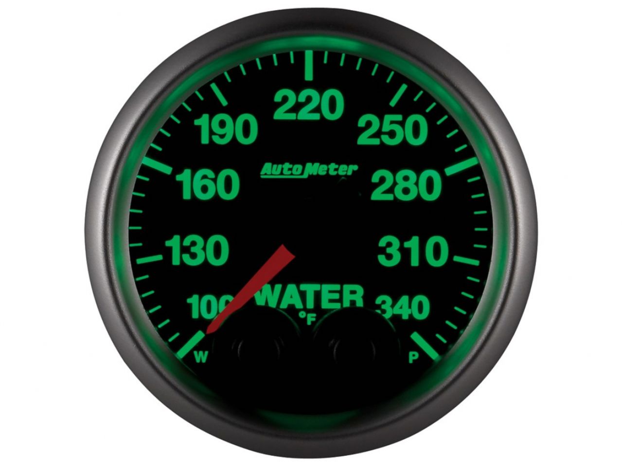 Autometer Gauge, Water Temp, 2 1/16", 340 Deg. F, Stepper Motor w/Peak & Warn