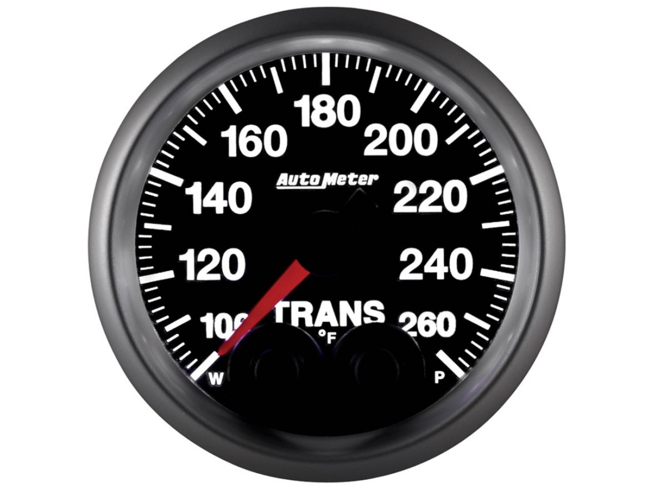 Autometer Gauge, Trans Temp, 2 1/16", 260 deg. F, Stepper Motor w/Peak & Warn