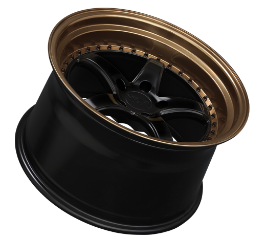 XXR 565 Wheel Black / Bronze Lip 18x8.5 +35 5x4.5