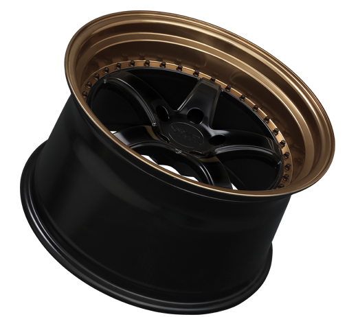 XXR 565 Wheel Black / Bronze Lip 18x9.5 +38 5x4.5