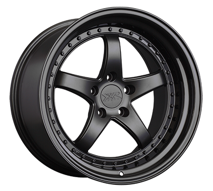 XXR 565 Wheel Flat Black / Gloss Black Lip 18x9.5 +38 5x100