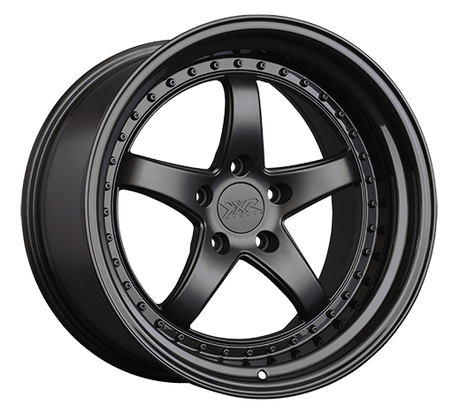 XXR 565 Wheel Flat Black / Gloss Black Lip 18x9.5 +38 5x100