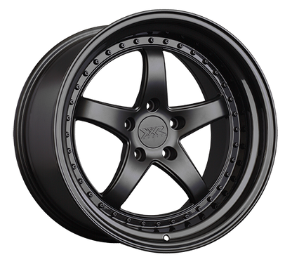 XXR 565 Wheel Flat Black / Gloss Black Lip 18x9.5 +38 5x120