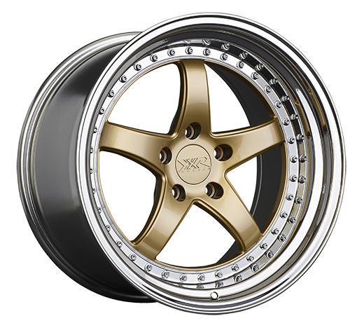 XXR 565 Wheel Hyper Gold / Platinum Lip 20x9 +35 5x4.5