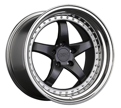 XXR 565 Wheel Graphite / Platinum Lip 18x9.5 +38 5x4.5