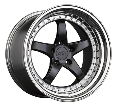 XXR 565 Wheel Graphite / Platinum Lip 18x10.5 +20 5x4.5