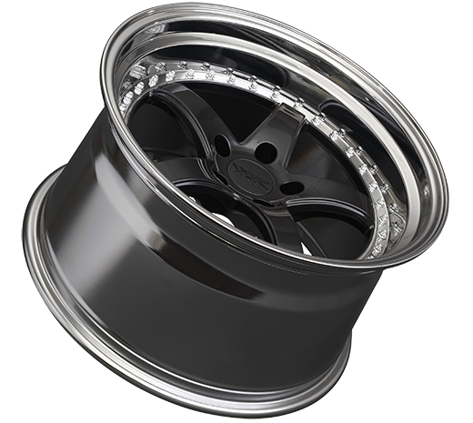 XXR 565 Wheel Graphite / Platinum Lip 18x8.5 +35 5x120