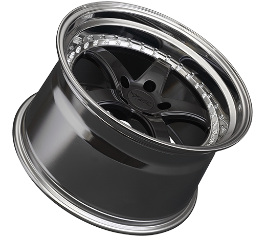 XXR 565 Wheel Graphite / Platinum Lip 18x9.5 +38 5x100