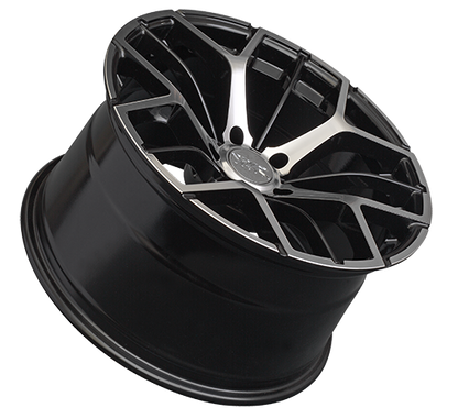 XXR 566 Wheel Black / Machined 18x8.5 +35 5x4.5